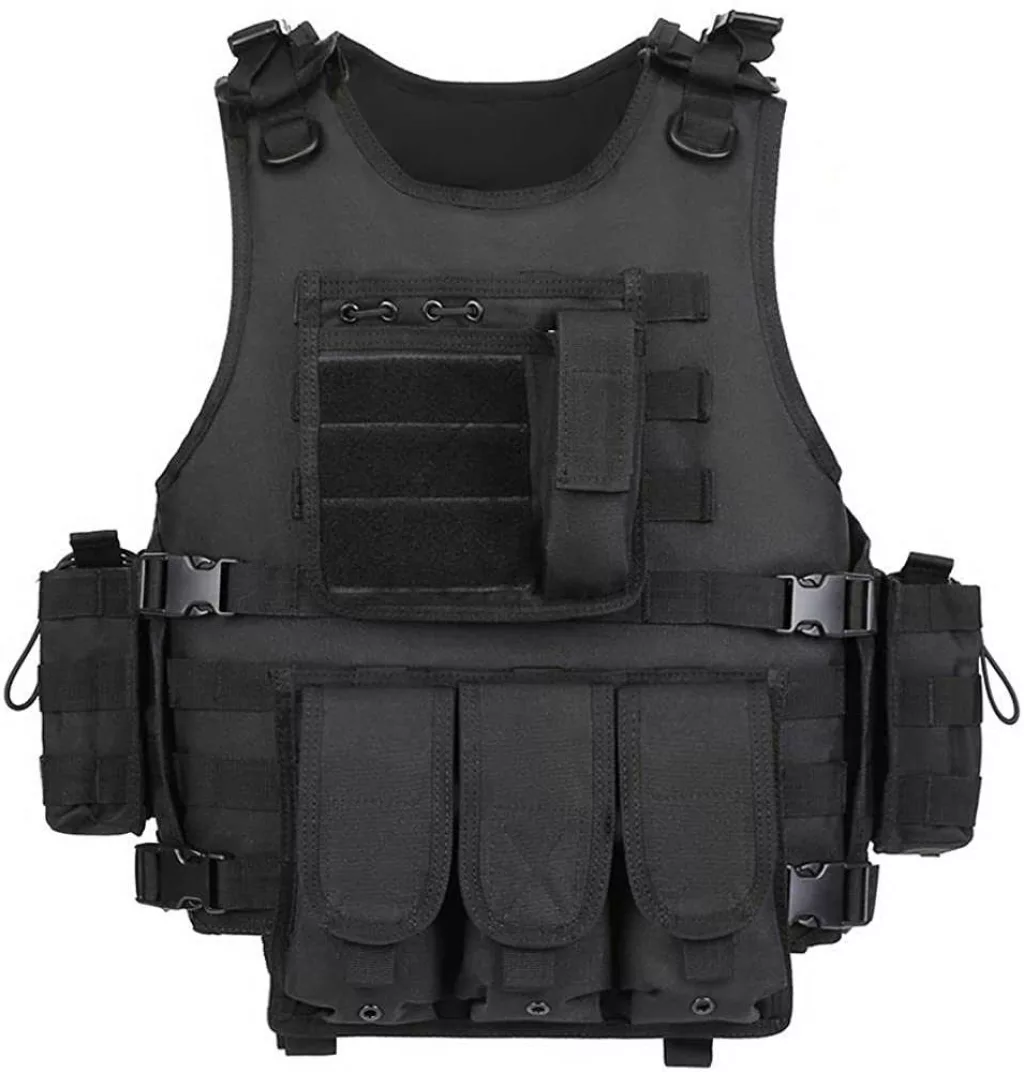 GZ XIN XING Black Tactical Airsoft Paintball Vest