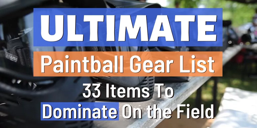 Paintball gear list - primary image