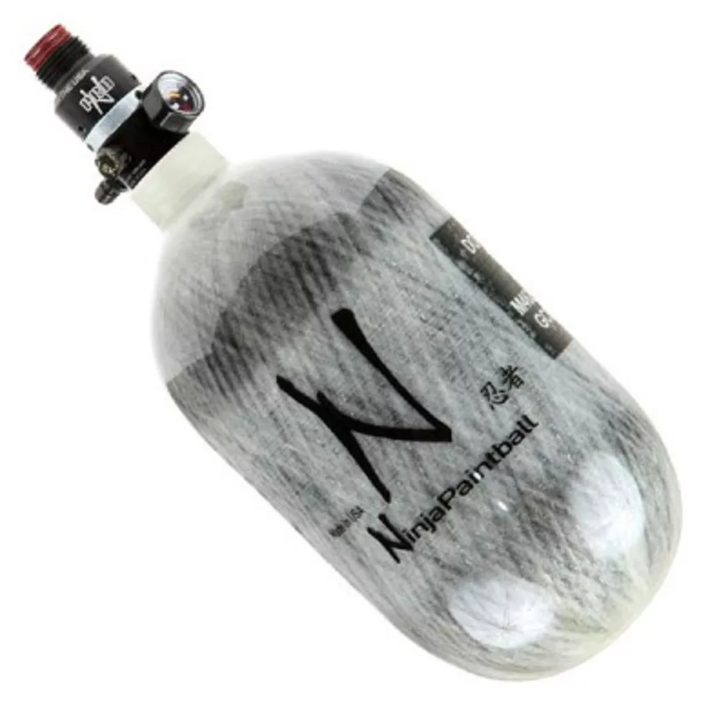 The Ninja Paintball 68/4500 Carbon Fiber HPA Tank is the Best 4500 PSI HPA Tank