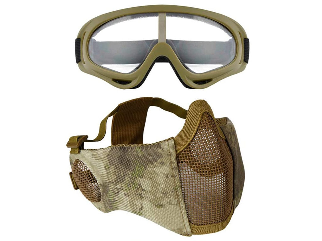 The Outgeek Combo is the Best Airsoft Mesh Mask & Goggles