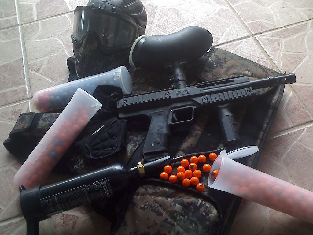 The Smart Parts Shocker was one of the first electronic paintball guns, beginning the push toward HPA.