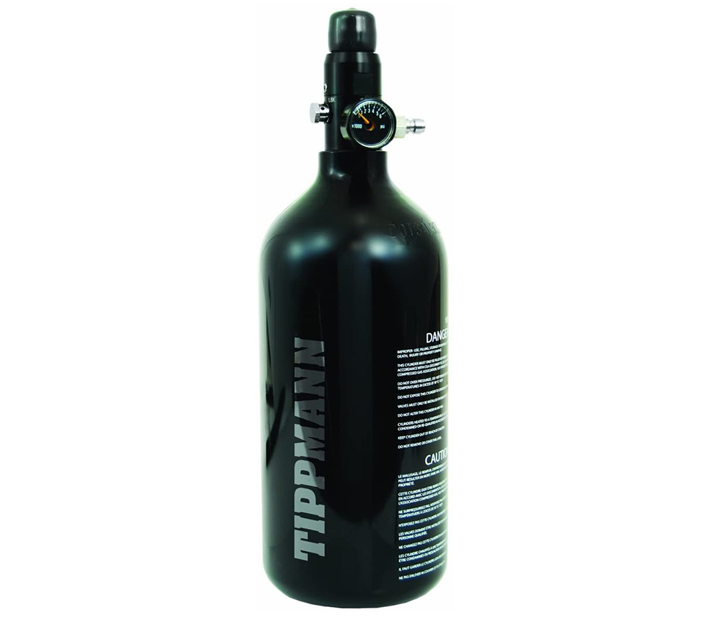The Tippmann 48/3000 Aluminum HPA Tank is the Best Budget 3000 PSI HPA Tank