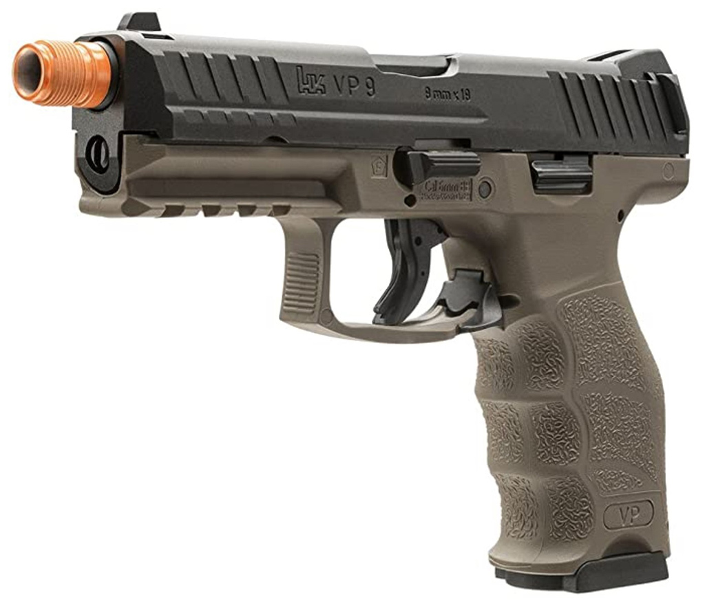 Umarex H&K VP9 TAC Green Gas Blowback Airsoft Pistol